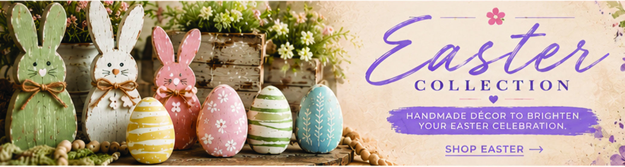Rustic Easter Decor from Lone Wolf Craft Studio