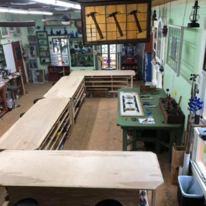 Cubby's art studio in Inverness Florida