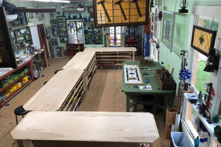 Cubby's art studio in Inverness Florida