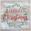 Farmhouse Christmas with mistletoe