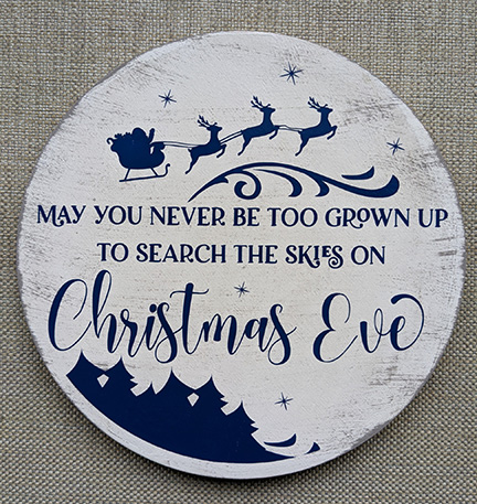May you never be too grown up to search the skies on Christmas Eve