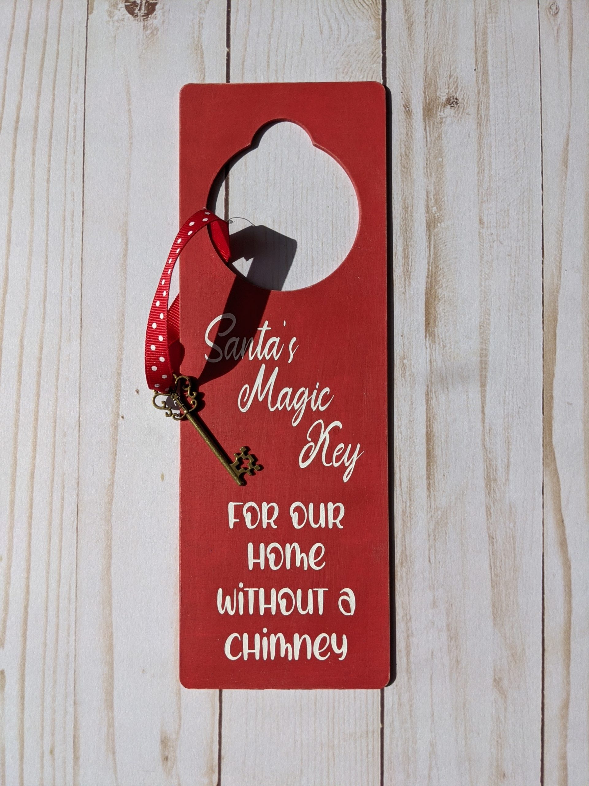 Santas Magic Key Door Hanger - Lone Wolf Craft Studio