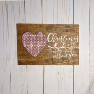 Christmas is never the same without you picture frame