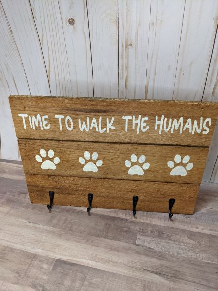 Time to Walk the Humans Sign - Image 1