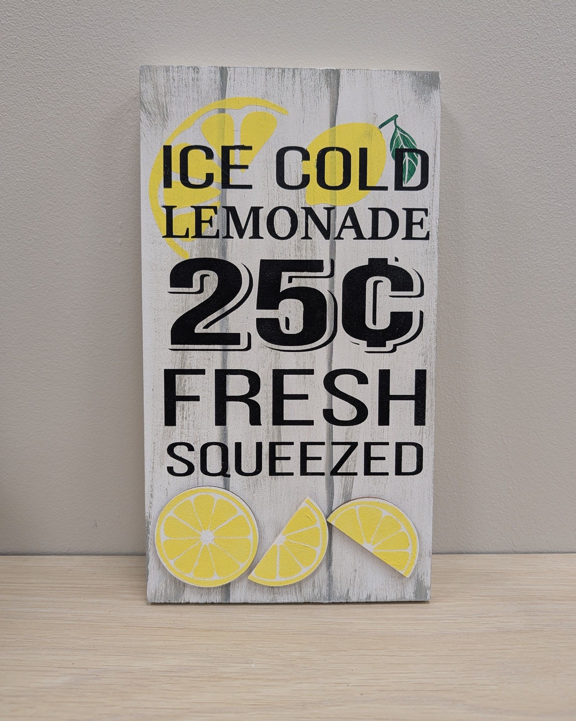 Ice Cold Lemonade Sign