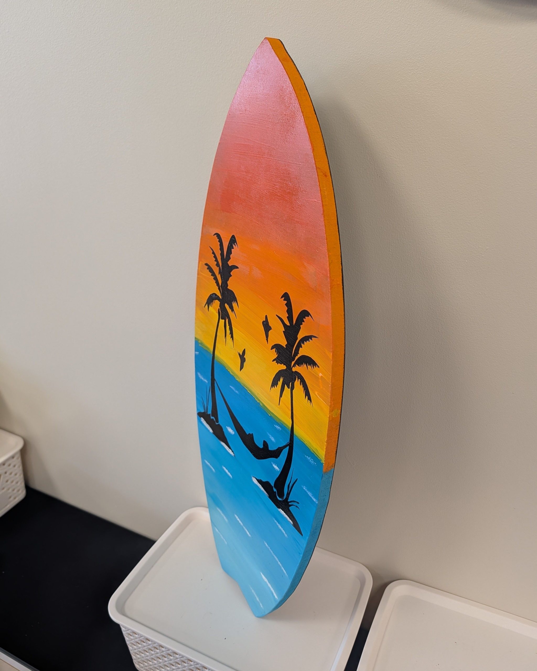 Beach Sunset Surfboard, Ocean Wall Art - Image 3