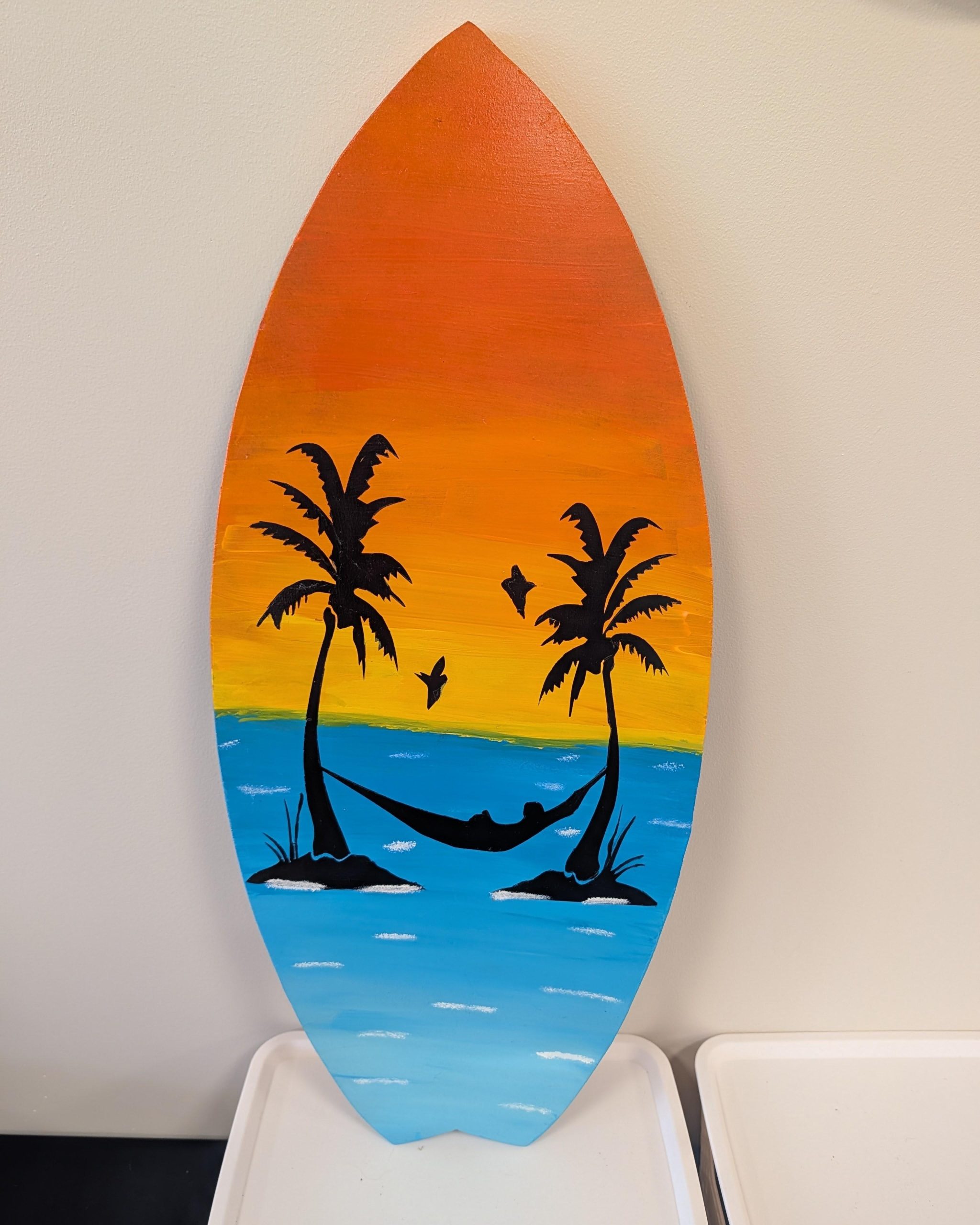 Beach Sunset Surfboard, Ocean Wall Art - Image 2
