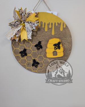 Honeybee Door Hanger