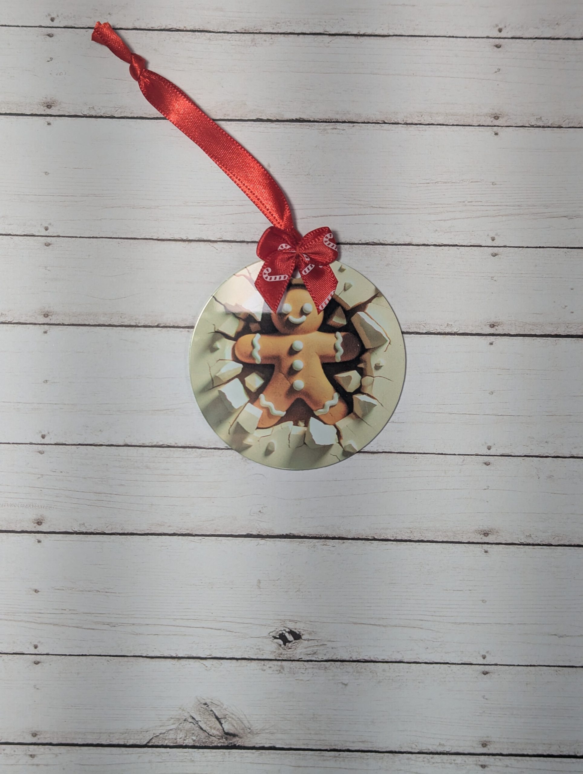 Set of 4 Double-Sided Christmas Ornaments - Image 2