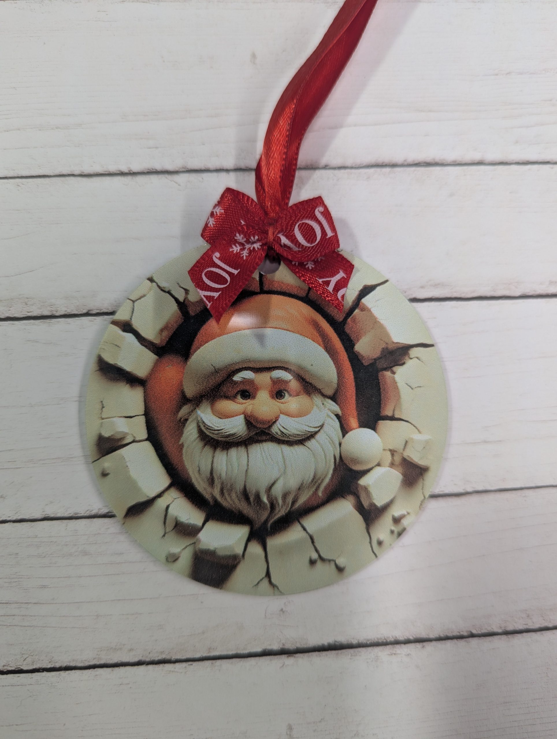 Set of 4 Double-Sided Christmas Ornaments - Image 4