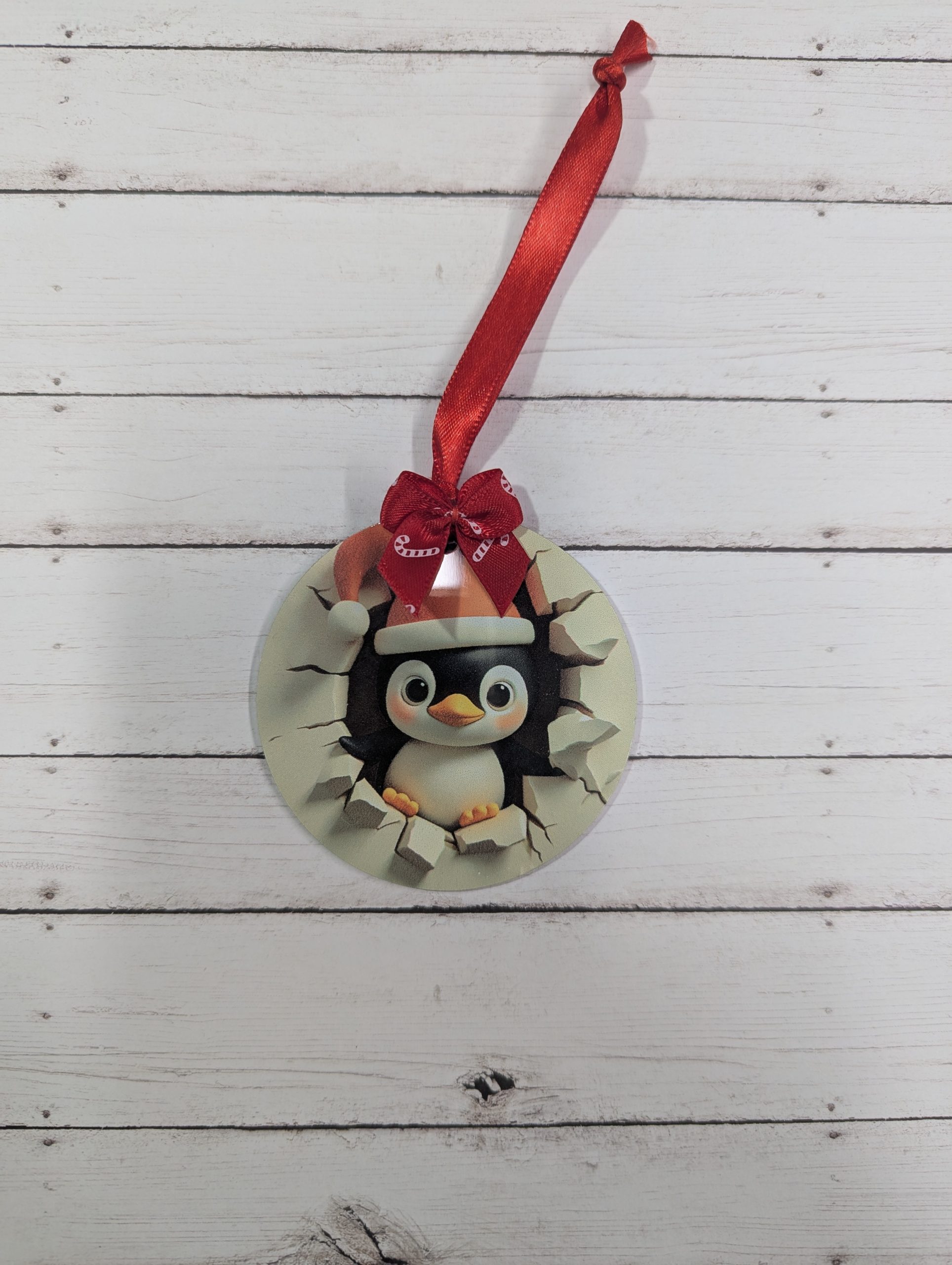 Set of 4 Double-Sided Christmas Ornaments - Image 6