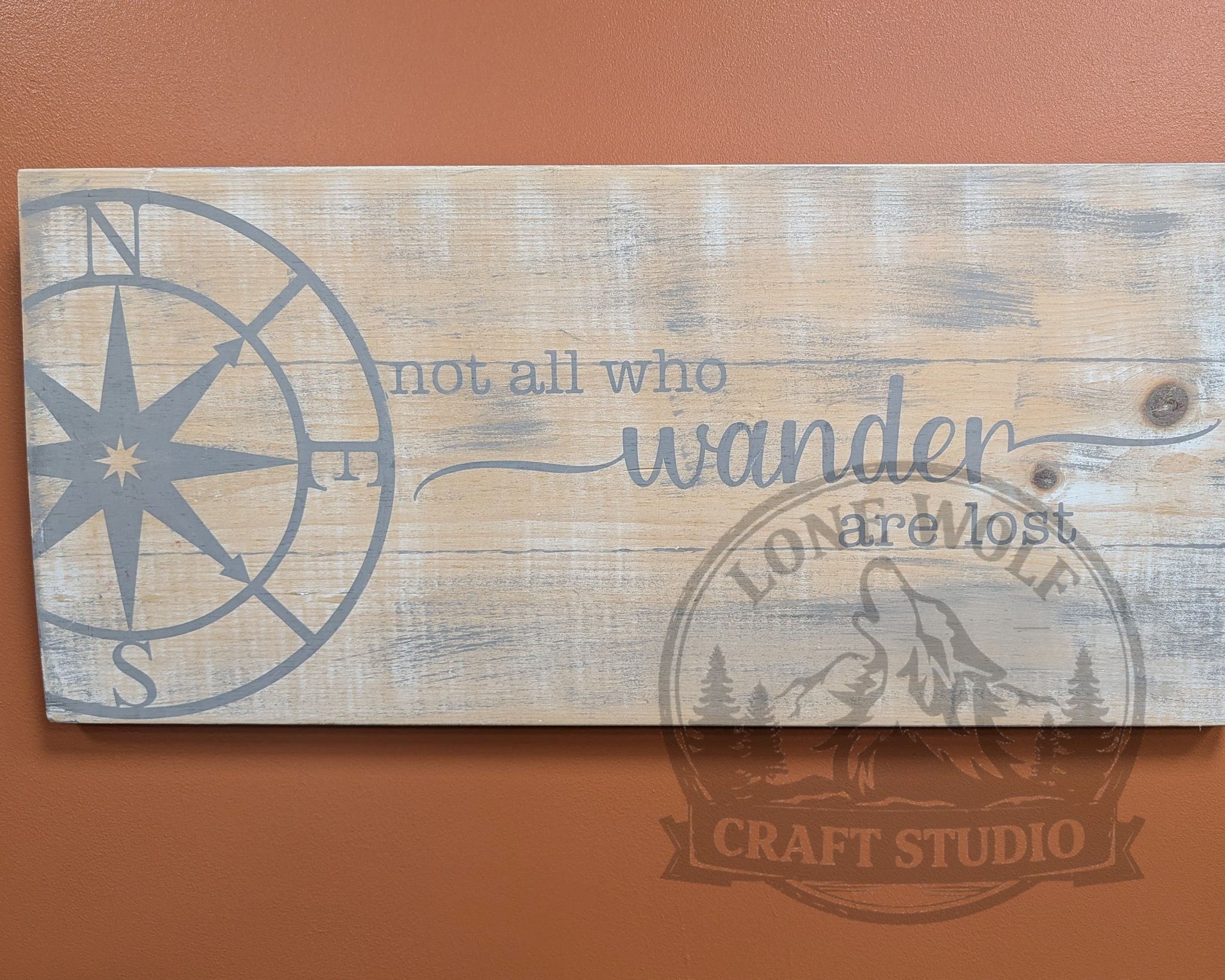 Not All Who Wander Are Lost Large Sign - Image 3