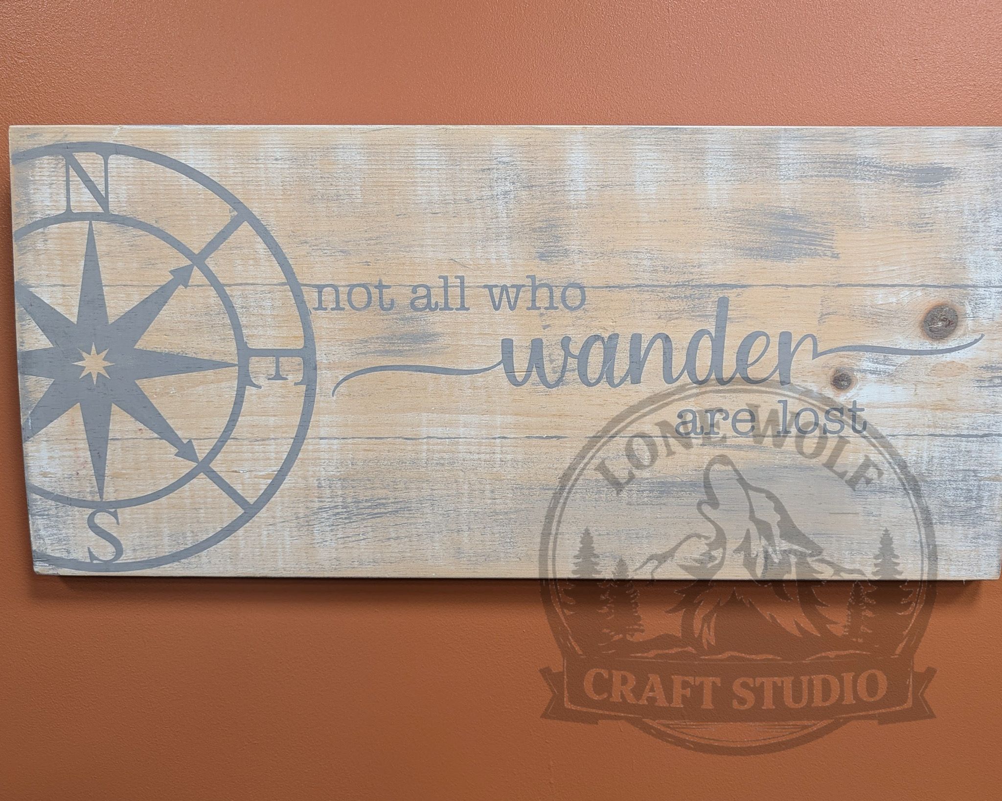 Not All Who Wander Are Lost Large Sign - Image 2