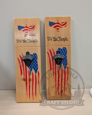 We The People Patriotic Bottle Opener
