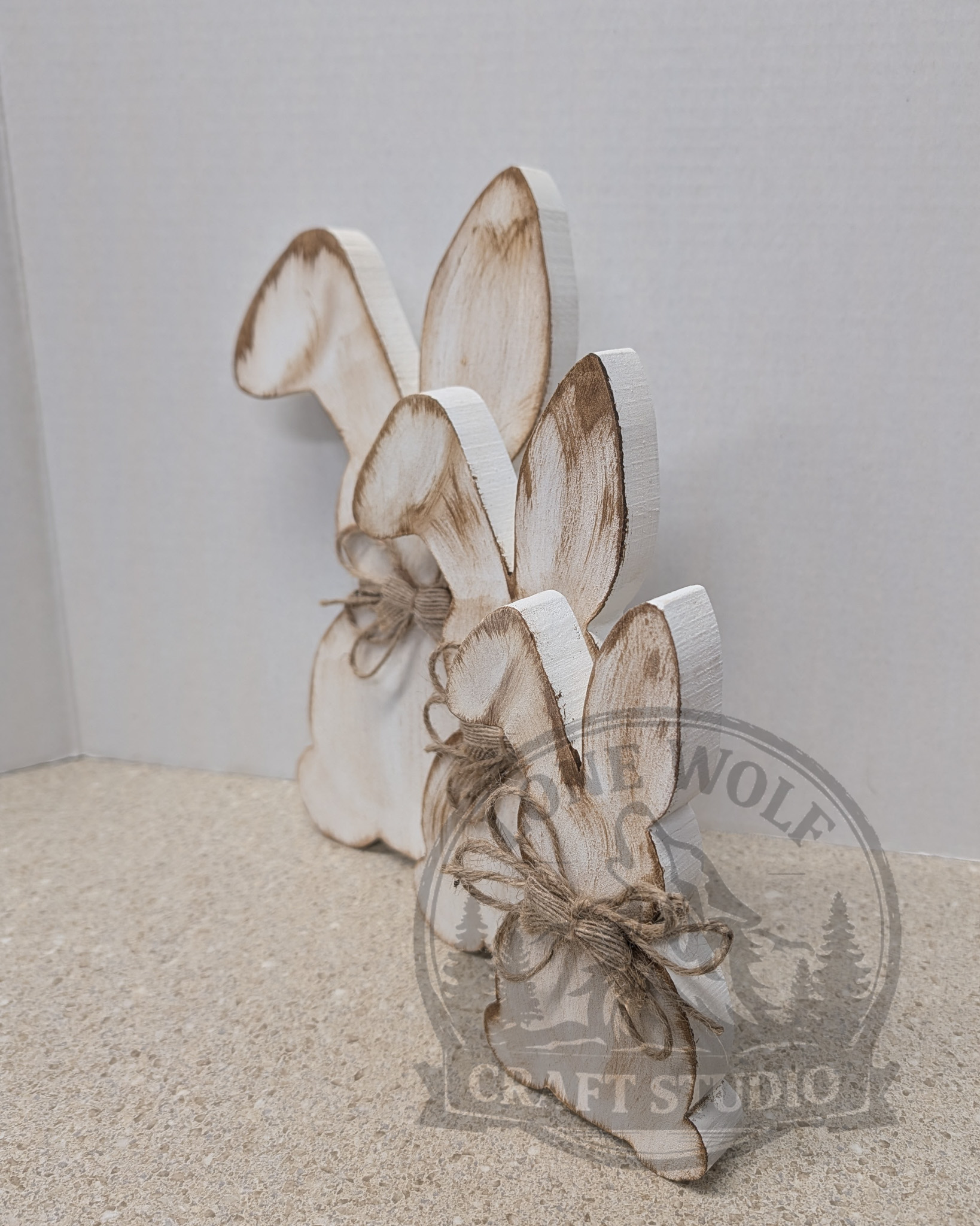 Rustic Antique Bunny Decor - Image 5