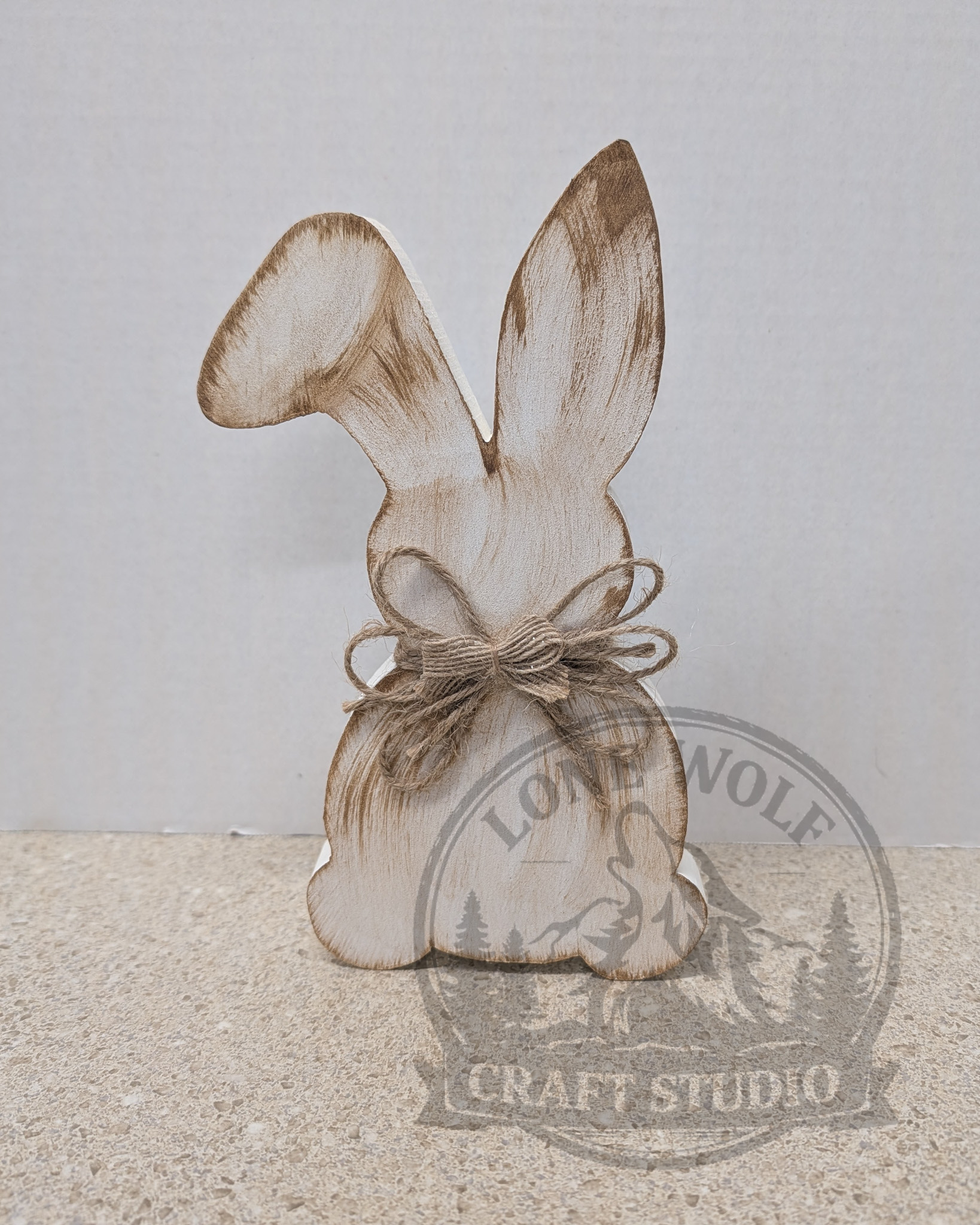 Rustic Antique Bunny Decor - Image 3