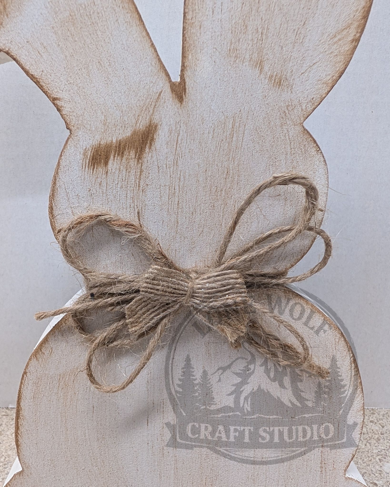 Rustic Antique Bunny Decor - Image 6