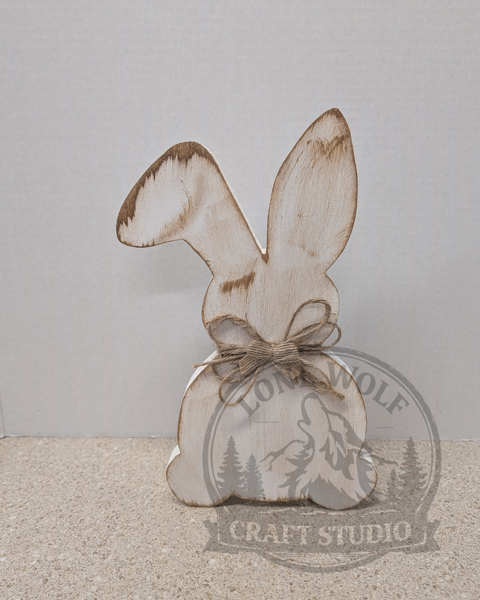 Rustic Antique Bunny Decor - Image 2