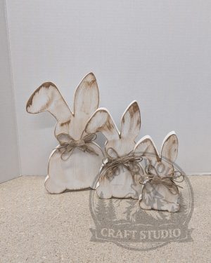 Rustic Antique Bunny Decor