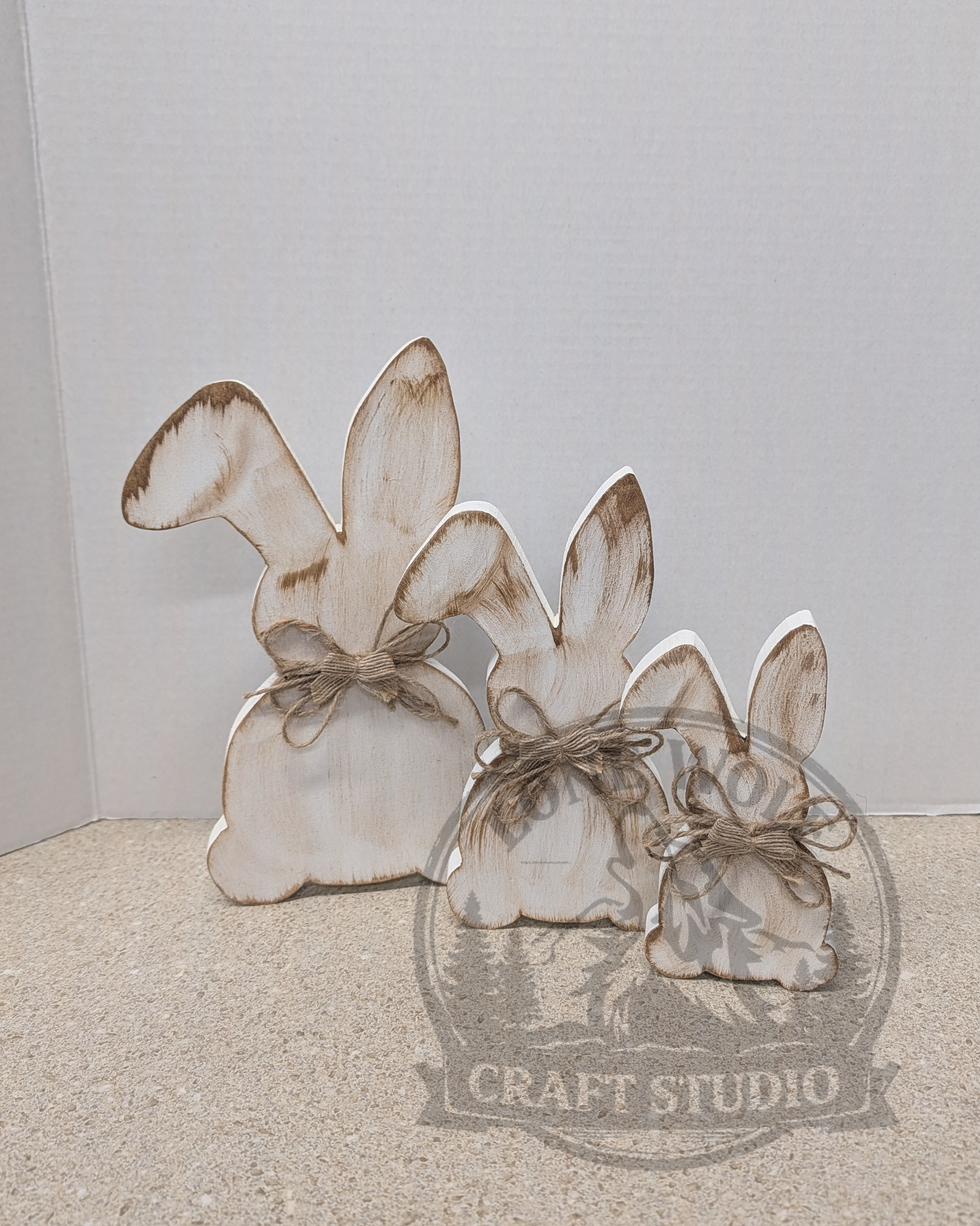 Rustic Antique Bunny Decor
