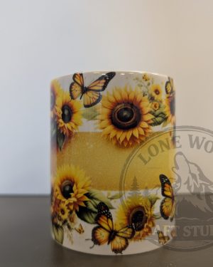 Sunflower & Monarch Butterfly Mug