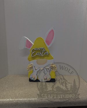 Handmade Easter Bunny Gnome Decor