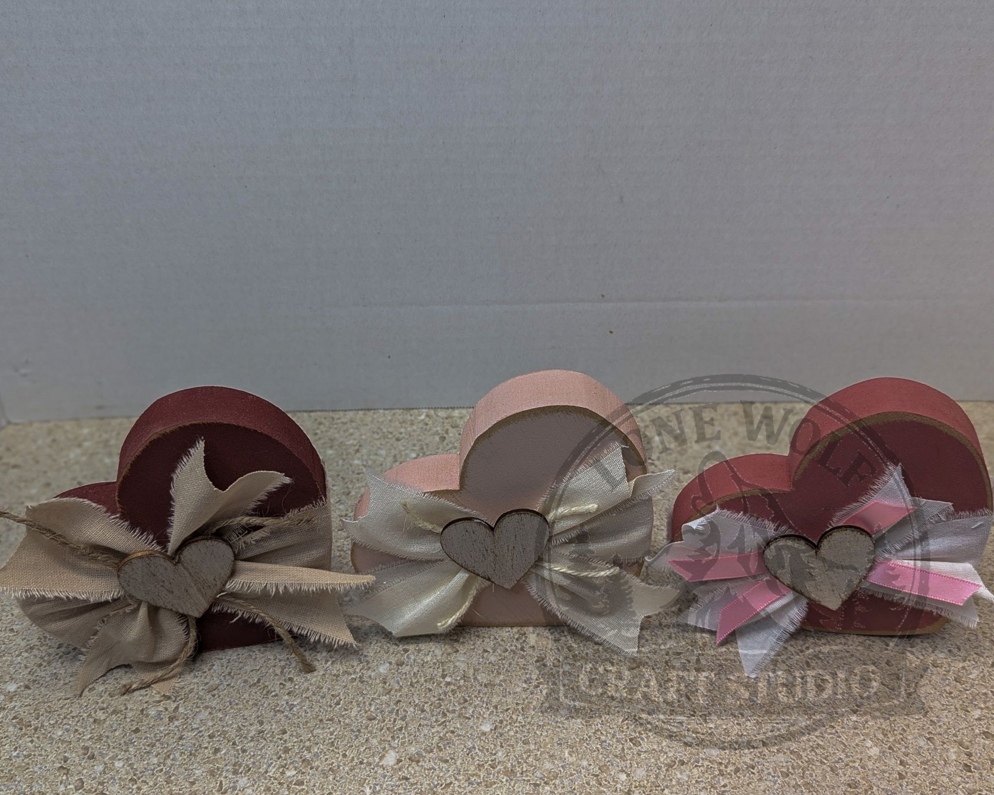 Rustic Wood Heart Décor - Image 2