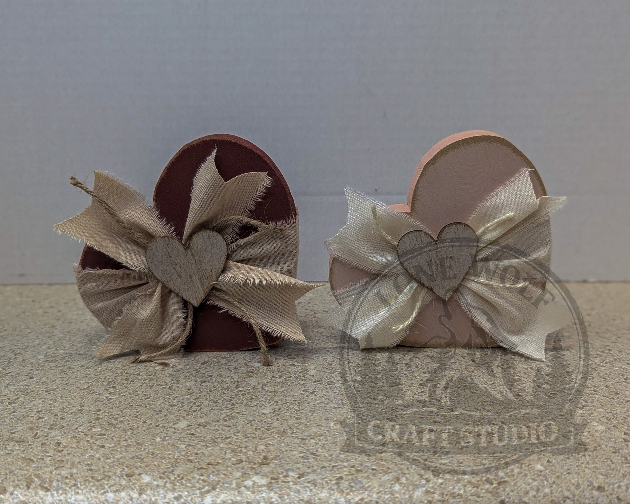 Rustic Wood Heart Décor - Image 3