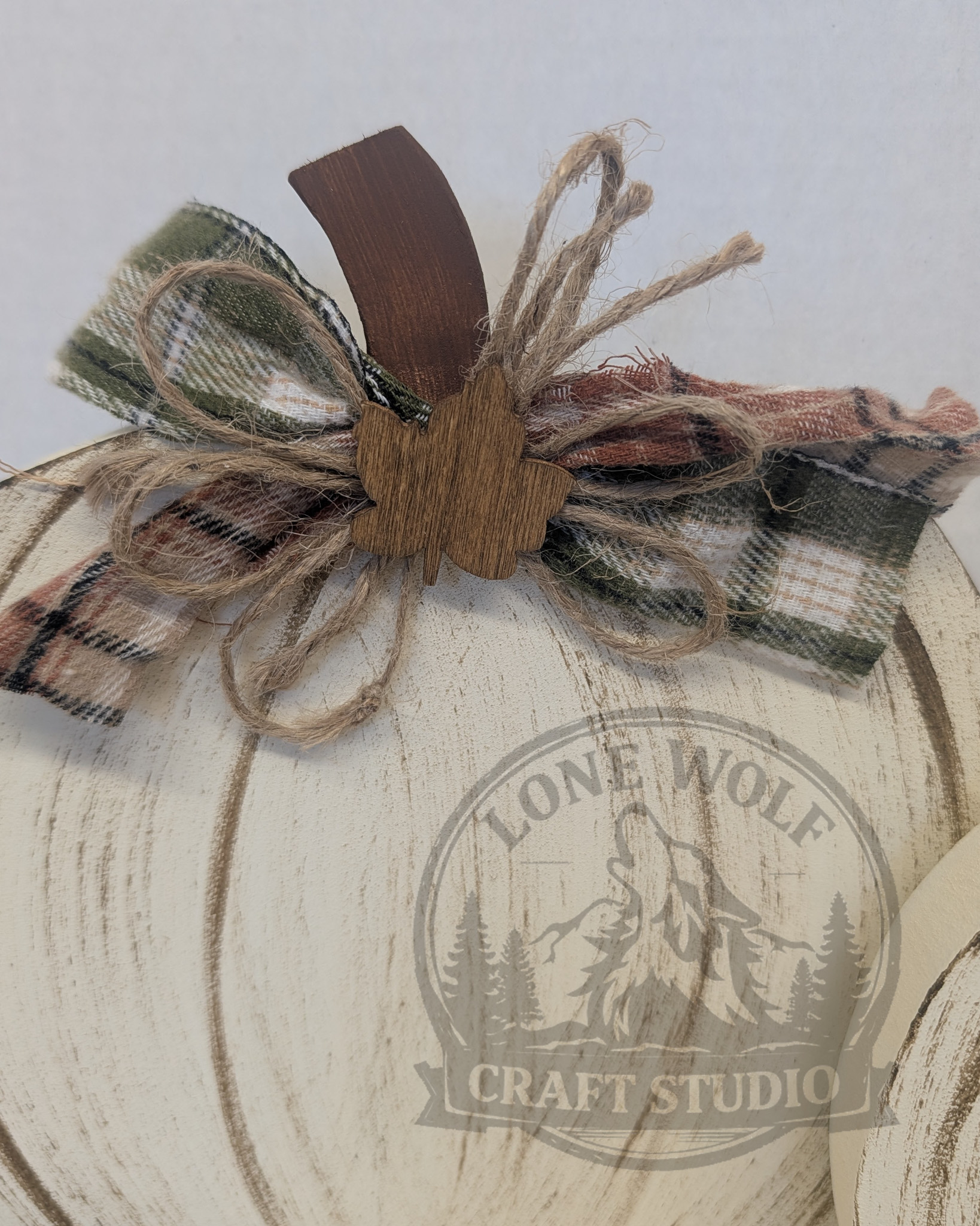 Vintage White Pumpkin Trio - Image 6