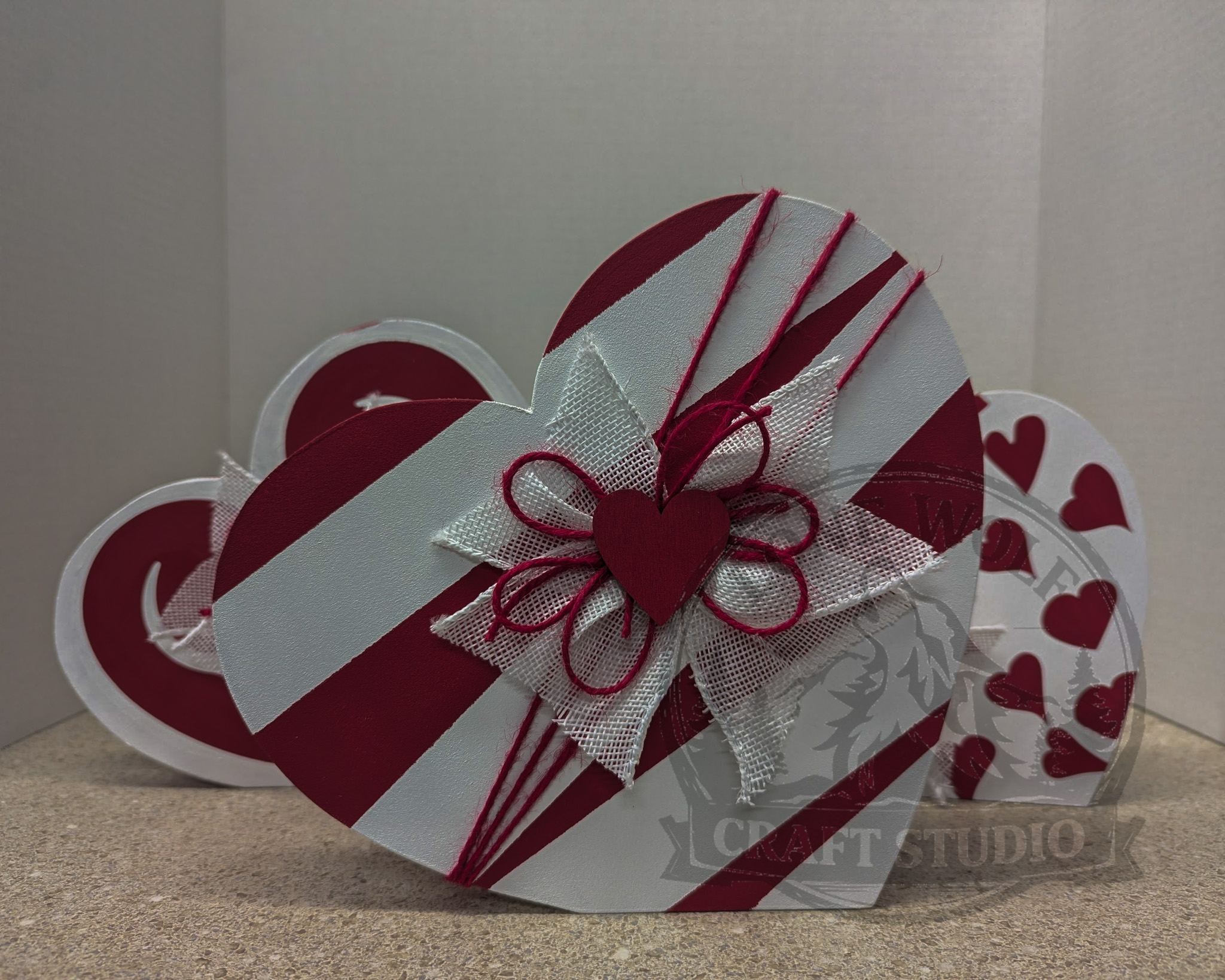 Valentine's Heart Decor Trio - Image 5