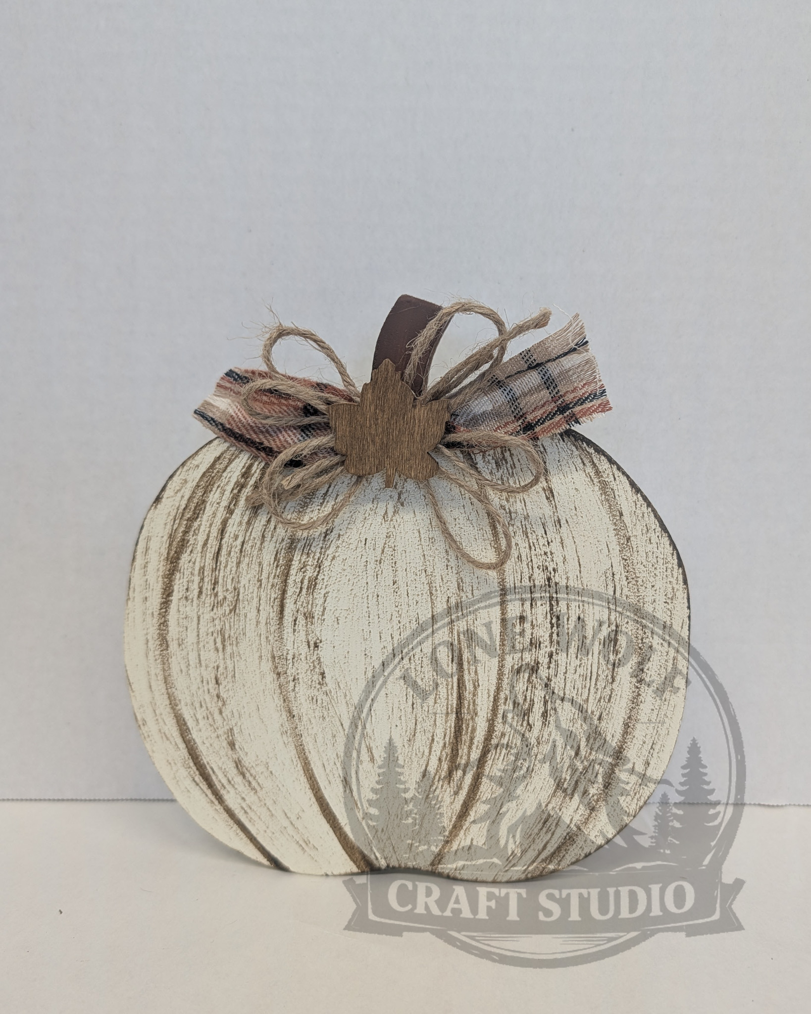 Vintage White Pumpkin Trio - Image 3