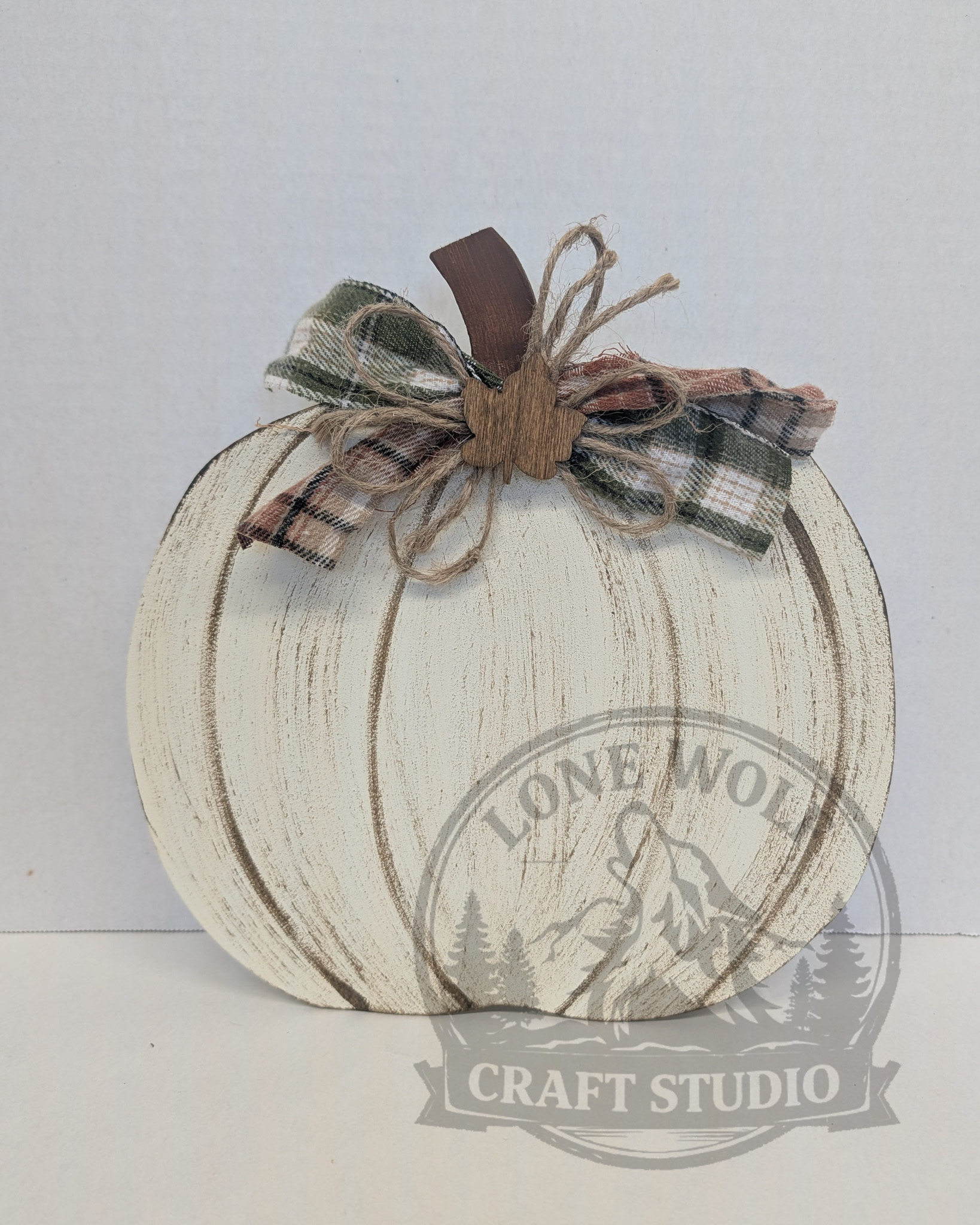 Vintage White Pumpkin Trio - Image 2