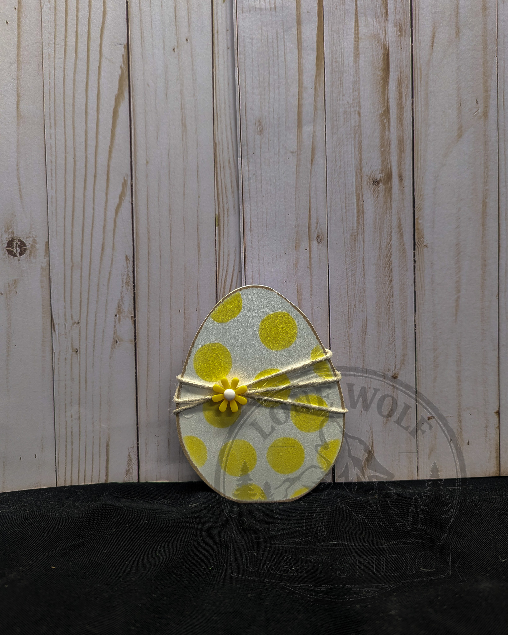 Pastel Dot Wood Egg Set - Image 3