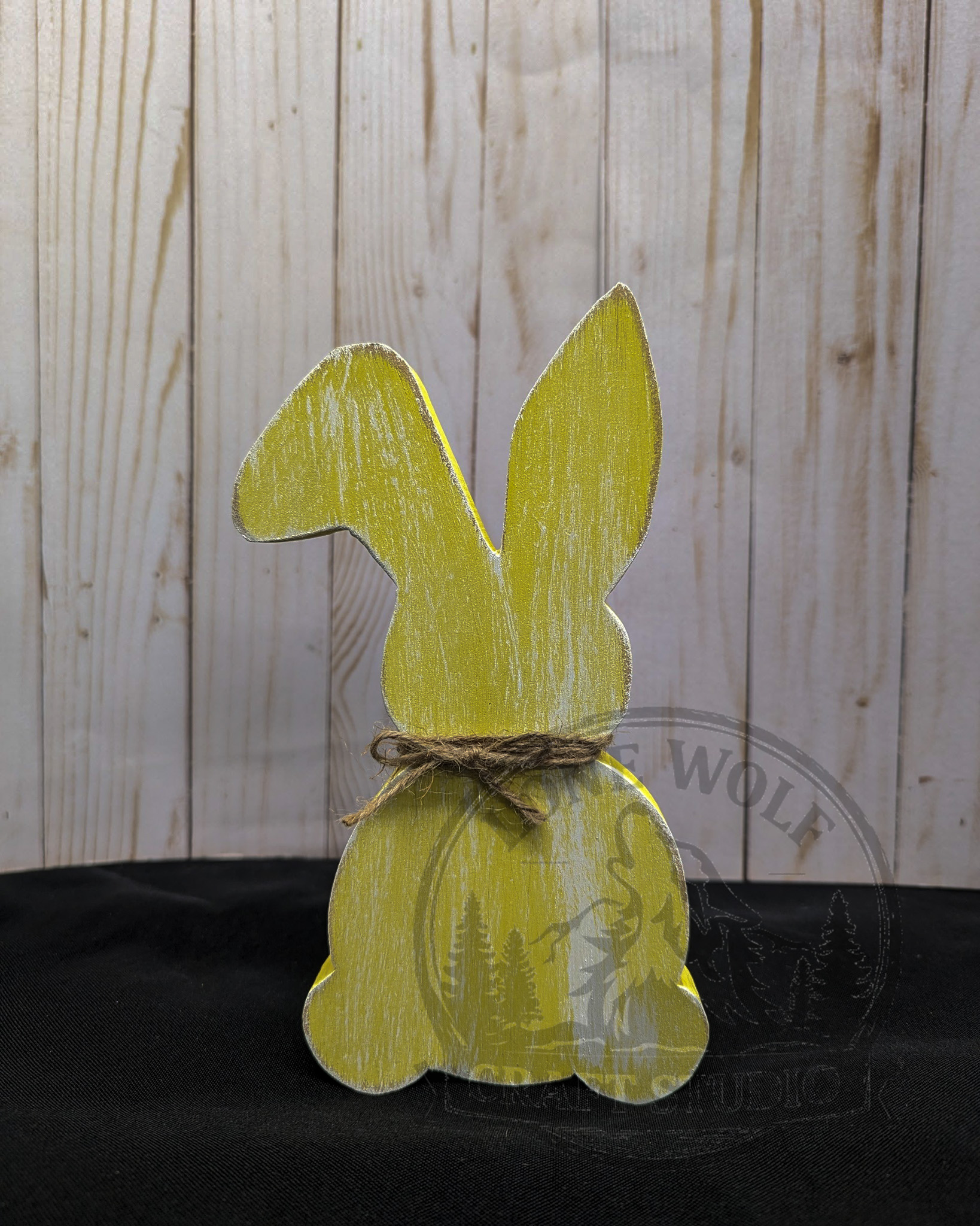 Pastel Easter Bunnies Shelf Sitter Set - Image 3