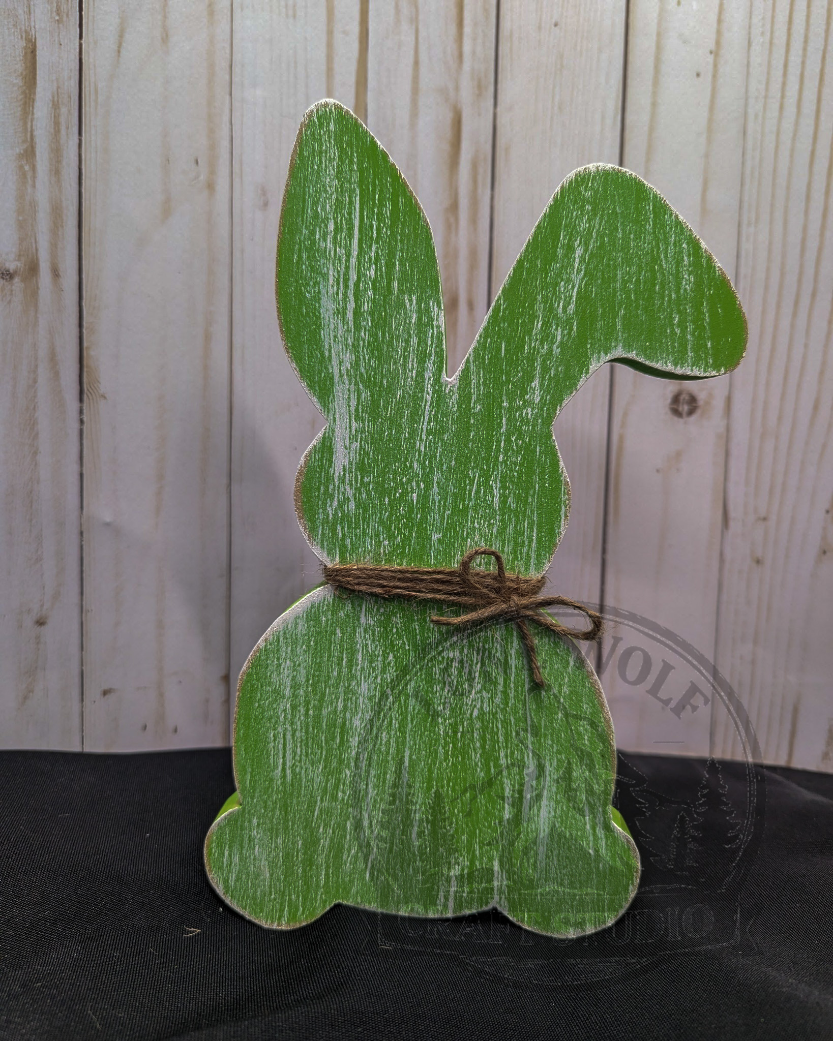 Pastel Easter Bunnies Shelf Sitter Set - Image 2