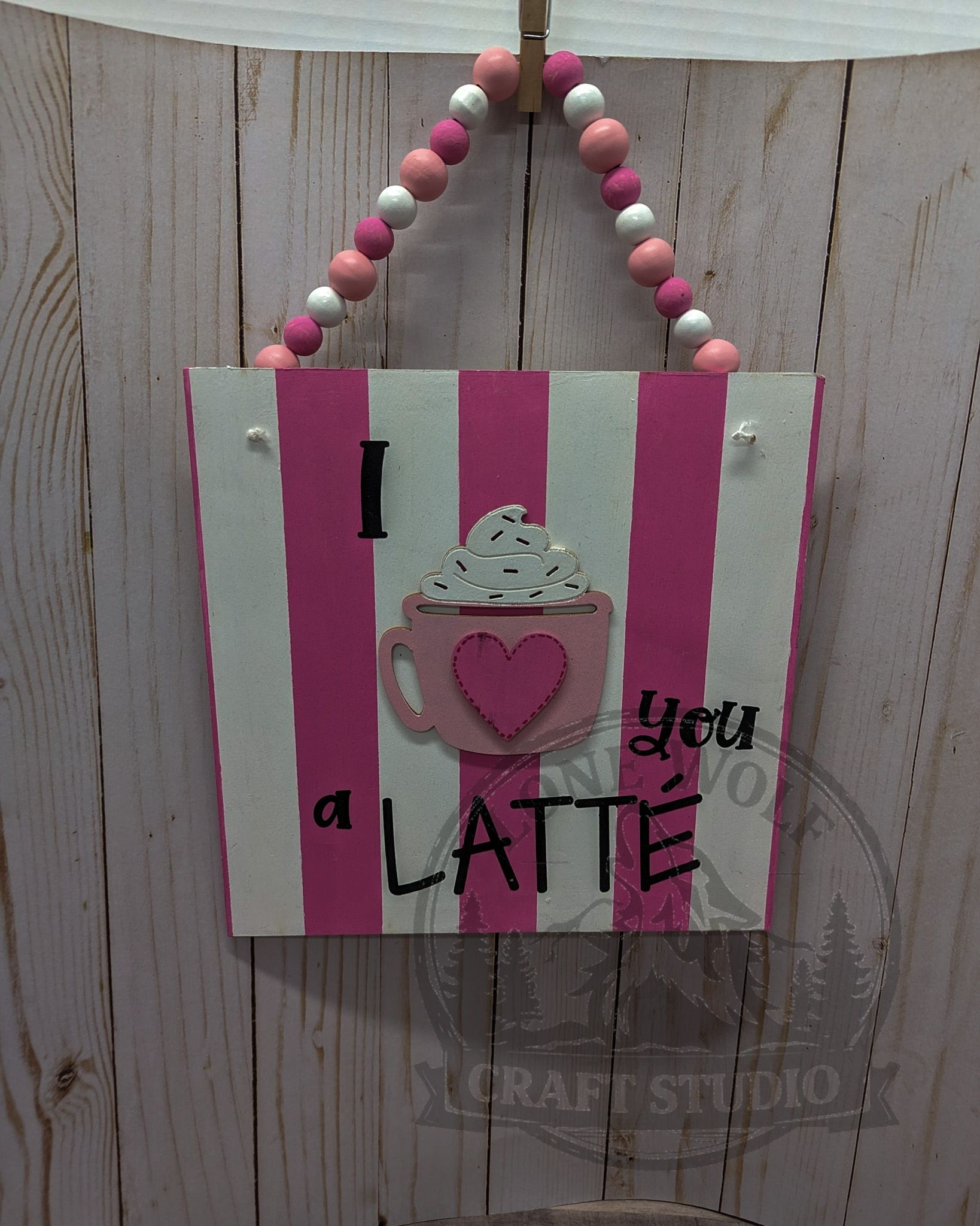 I Love You a Latte Sign