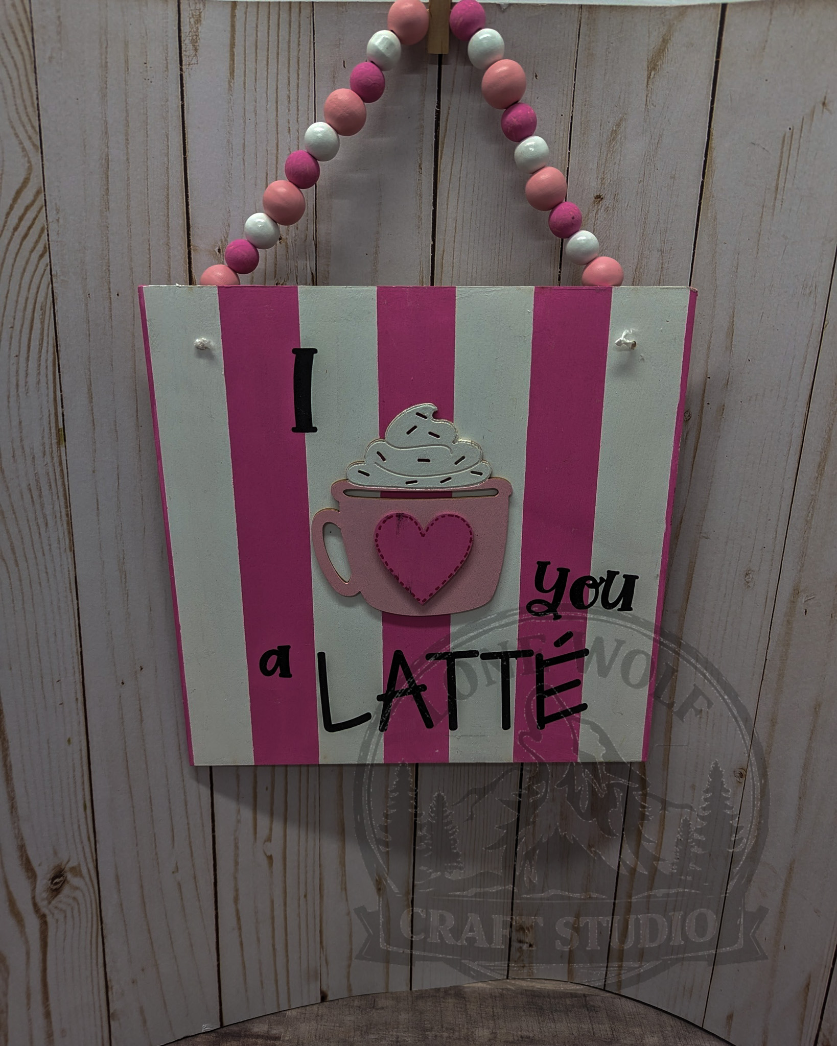 I Love You a Latte Sign - Image 5