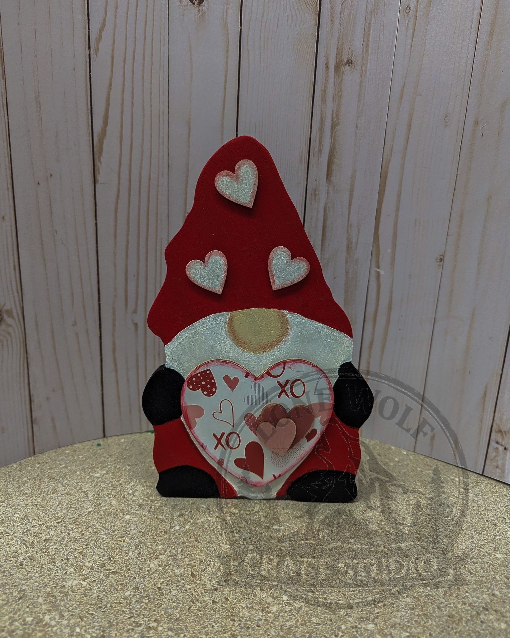 Valentine's Gnome Shelf Sitter - Image 2