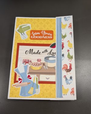 Handmade Vintage Kitchen Recipe Book and Notebook