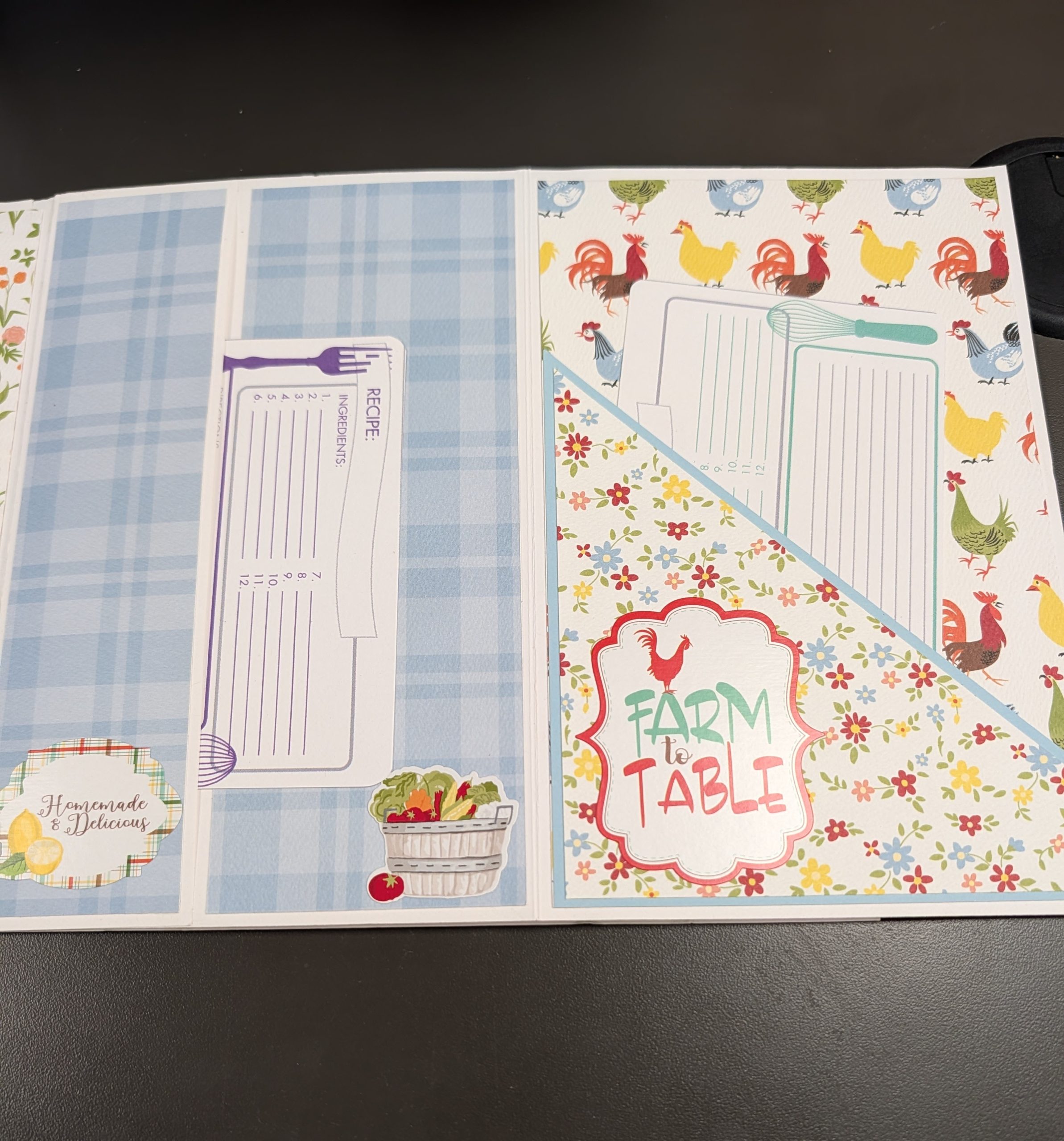 Handmade Vintage Kitchen Recipe Book and Notebook - Image 4