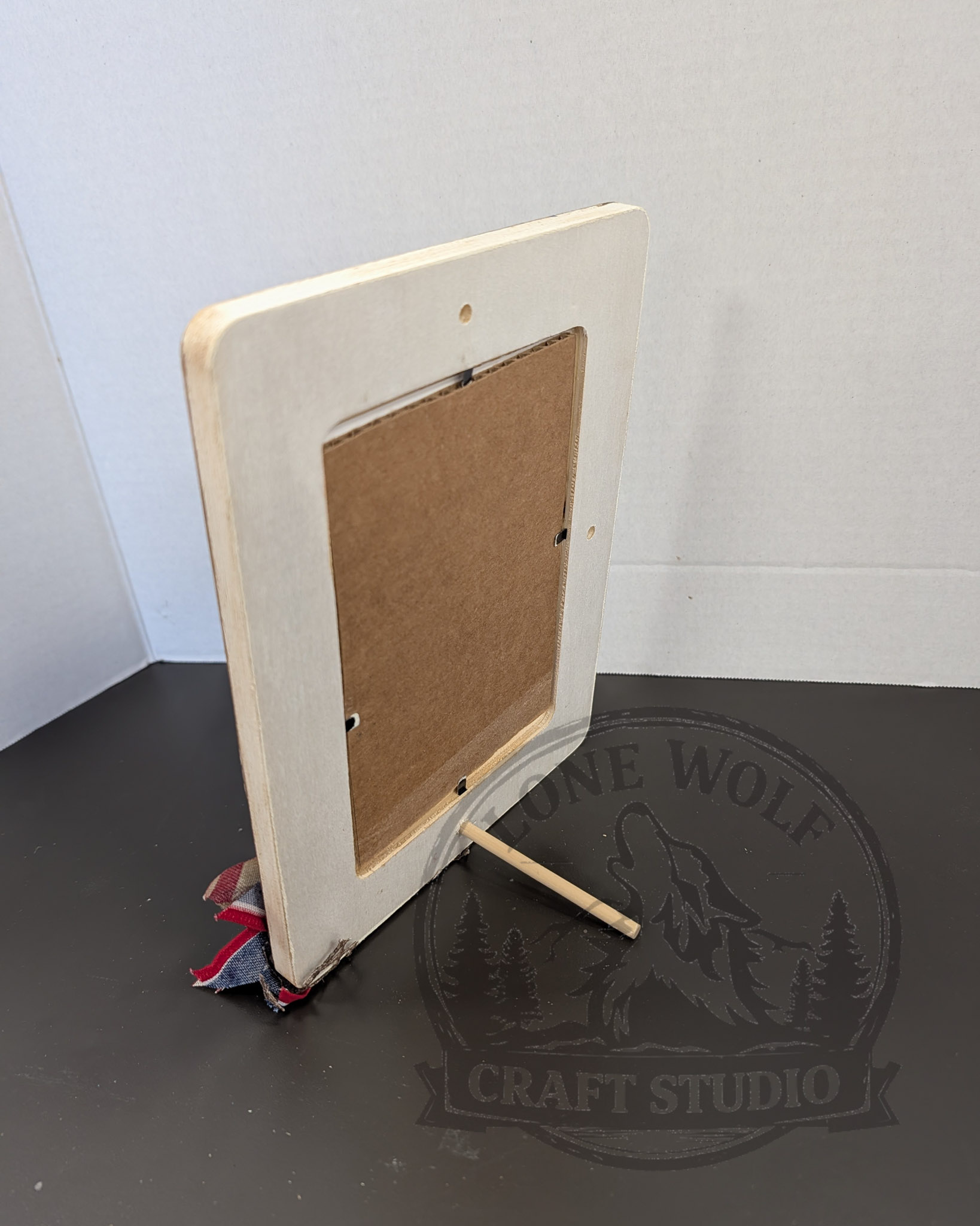 Patriotic Americana Wooden Picture Frame - Image 3