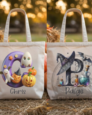 Personalized Halloween Trick or Treat Bag