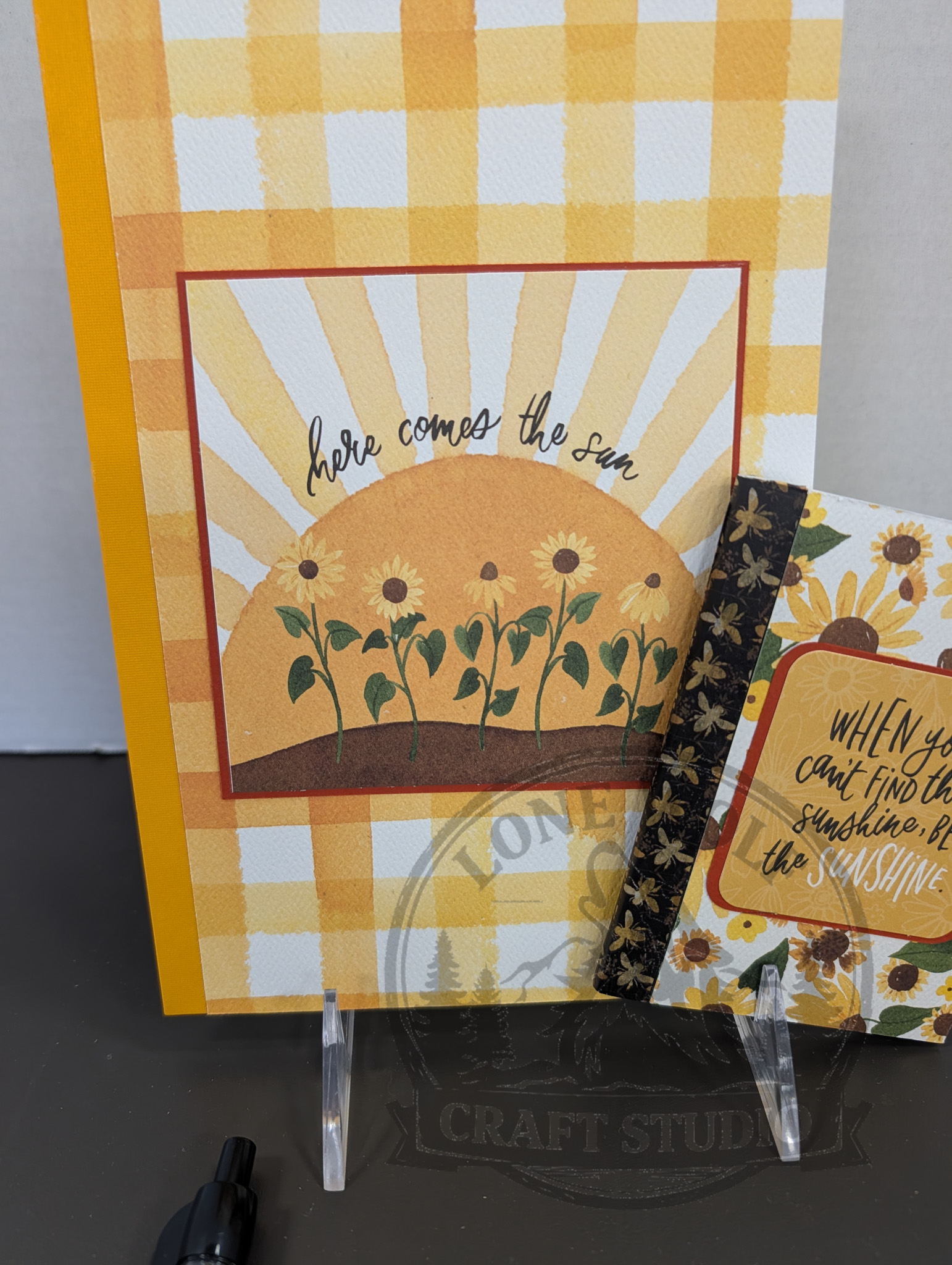 Handcrafted Mini & Standard Composition Notebook Gift Set with Custom Pen & Bookmark - Image 6