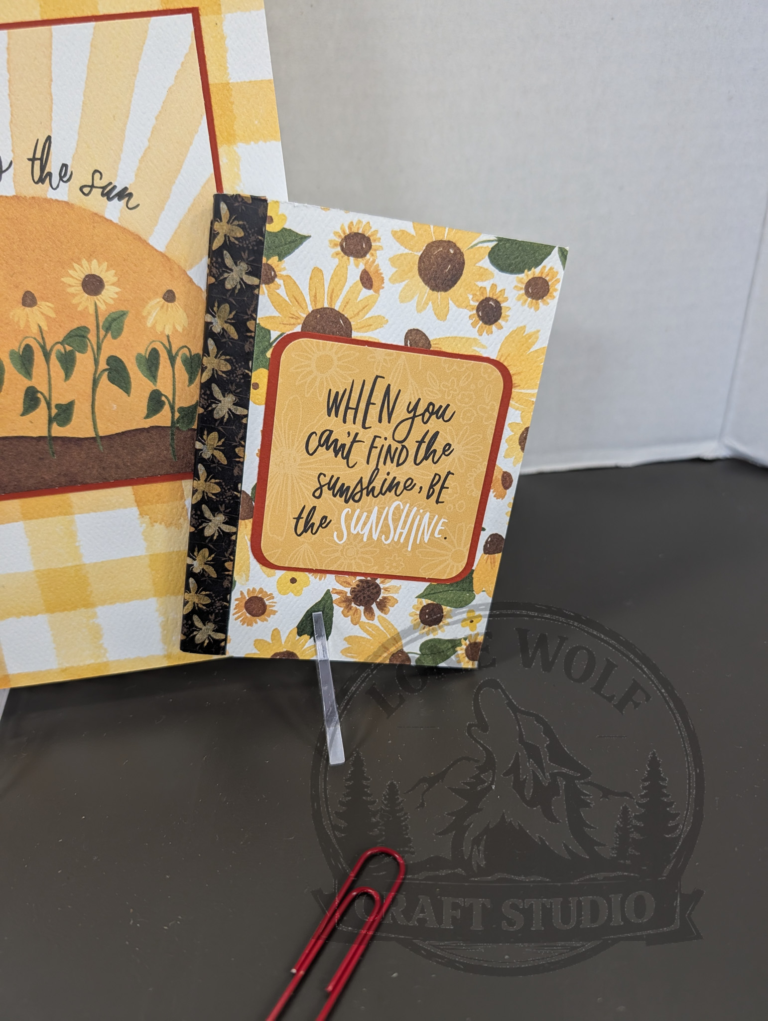 Handcrafted Mini & Standard Composition Notebook Gift Set with Custom Pen & Bookmark - Image 5
