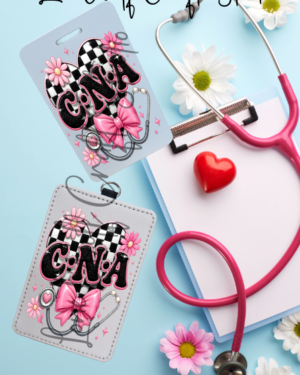 CNA badge holder and aluminum badge buddy
