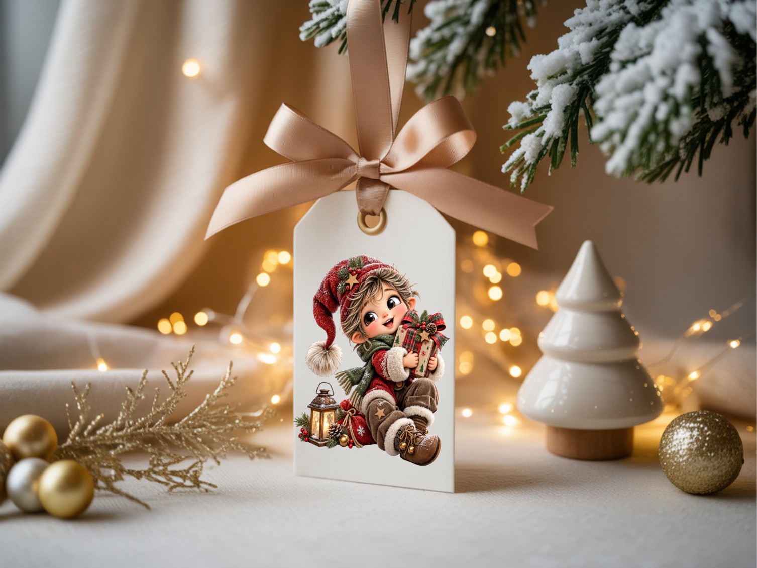 Christmas Elf Gift Tags – Set of 36 - Image 5